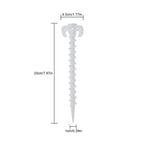 10 PCS/Set Luminous Camping Canopy Tent Ground Screw Pegs Horn Nails Outdoor Climbing Tent Plastic Nails Tent Accessories