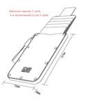 Portable Ultra-thin Card Holder Pull-out Design Invisible Personalized Card Holder — view 4