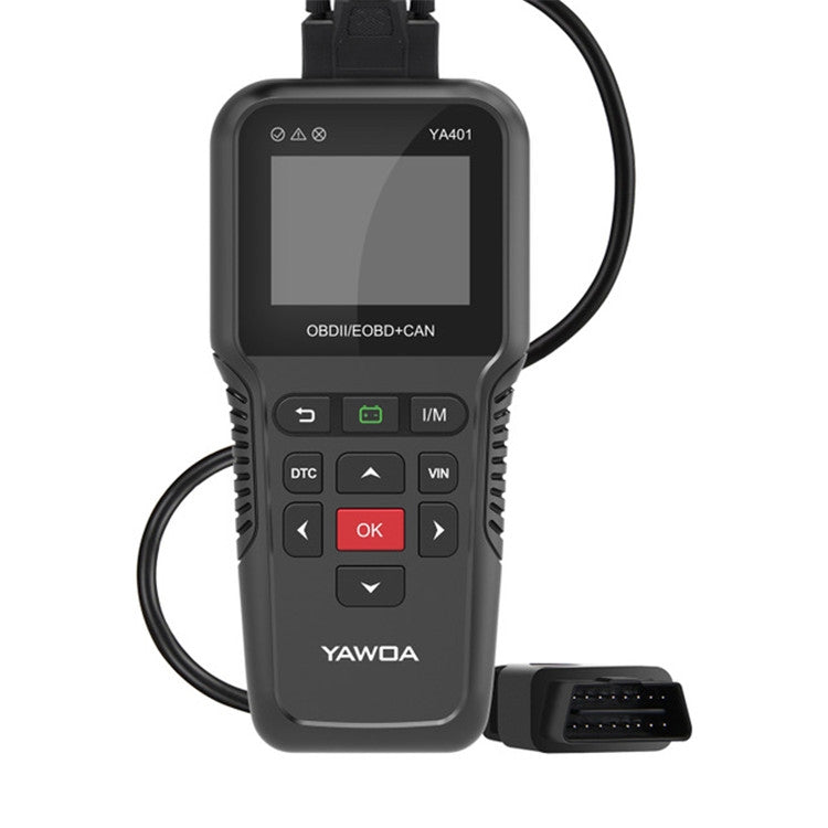 Car Engine Fault Diagnostic Instrument OBD2 Car Fault Reading Card Battery Detector, YAWOA YA401