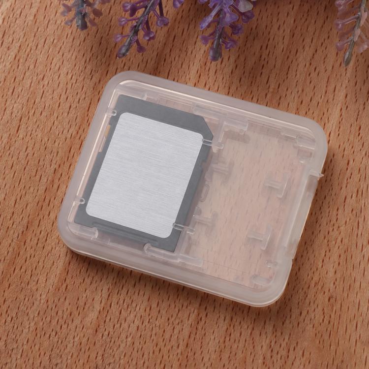 10 PCS Mini Transparent Multifunctional Storage Card Box