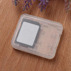 10 PCS Mini Transparent Multifunctional Storage Card Box