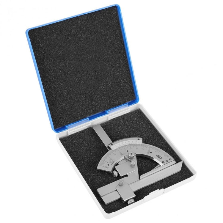 High Carbon Steel Non-parallax Trimmer Protractor Angle Measuring Ruler — view 5