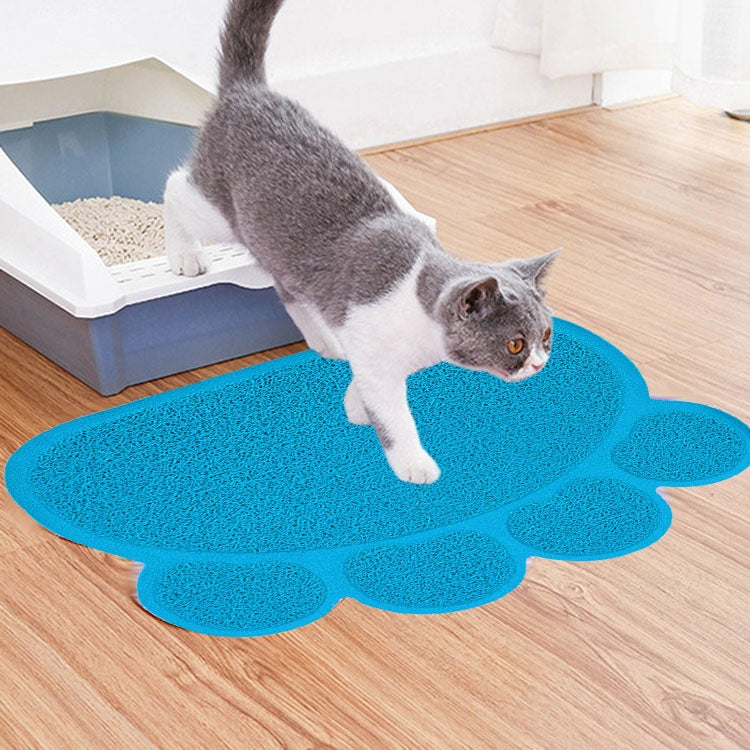 PVC Claw Shaped Cat Litter Mat Pet Placemat Anti-skid Floor Mat Pet Supplies — view 10