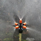 2 PCS Cross Five Outlet Spray Nozzle Gardening Greenhouse Watering Spray — view 5