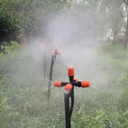 2 PCS Cross Five Outlet Spray Nozzle Gardening Greenhouse Watering Spray — view 7
