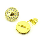 Handbag Hardware Accessories Lock Female Bag Diamond Round Lock