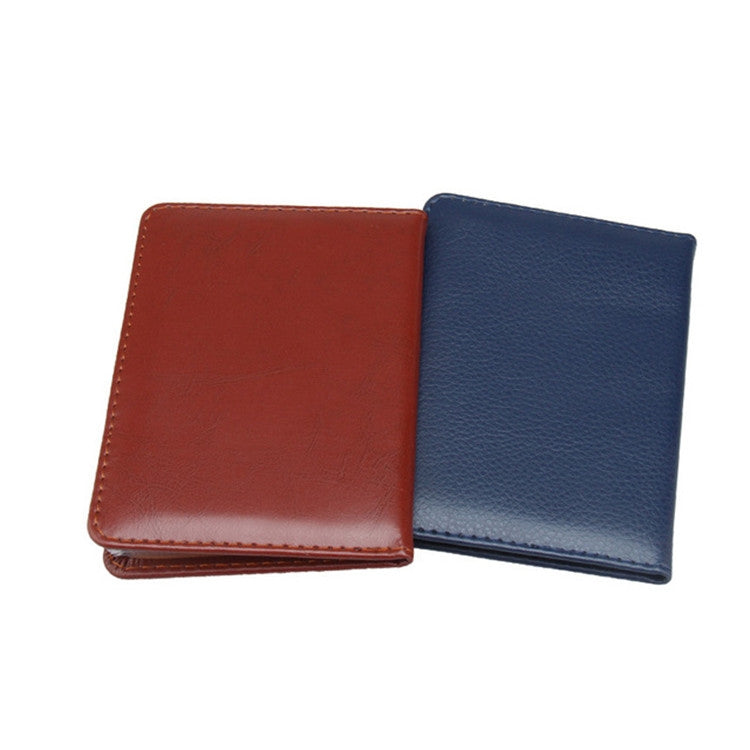Russian Driver License Holster Leather Case — Black