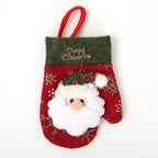 Christmas Decorations Restaurant Decorations Gift Bag Knife and Fork Set Gloves Style — Old Man