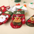 Christmas Decorations Restaurant Decorations Gift Bag Knife and Fork Set Gloves Style — Elk