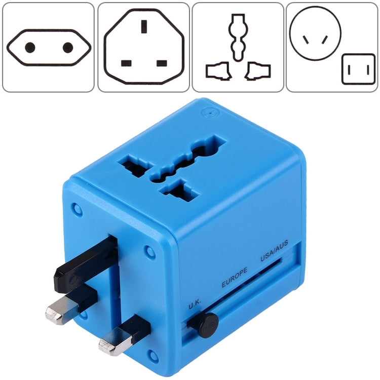 World-Wide Universal Travel Concealable Plugs Adapter with & Built-in Dual USB Ports Charger for US, UK, AU, EU — view 12