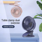Desktop Portable USB Mini Clip Fan