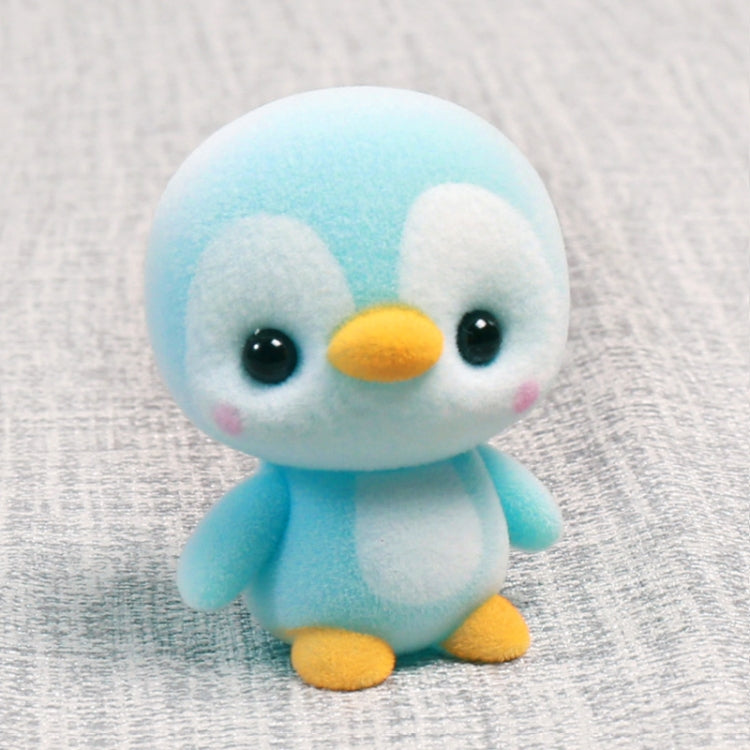 Little Cute PVC Flocking Animal Penguin Dolls Birthday Gift Kids Toy, Size: 4*4*5.5cm — view 8