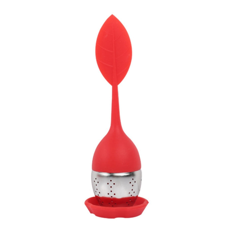 Stainless Steel Leaf Shape Silicone Tea Bag Tea Strainers