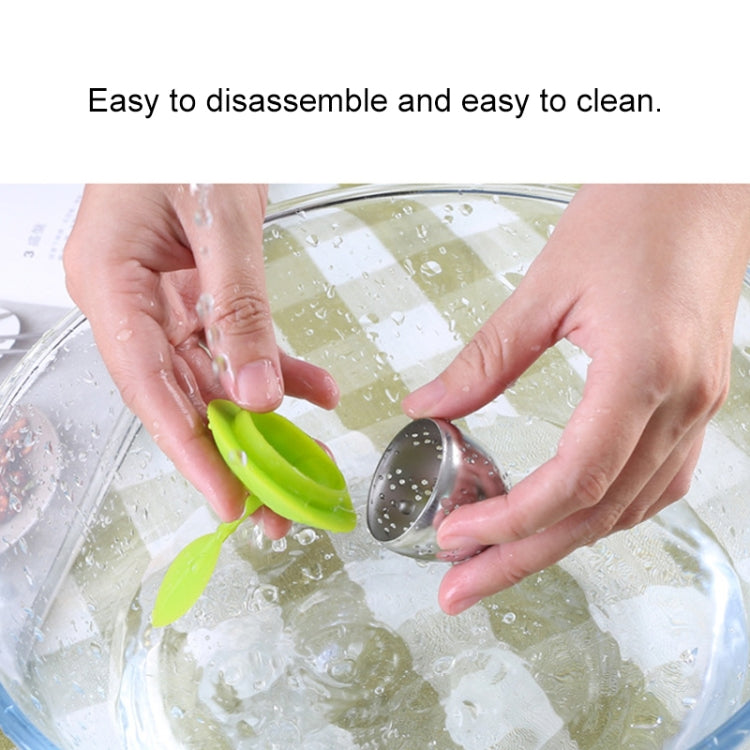 Stainless Steel Leaf Shape Silicone Tea Bag Tea Strainers