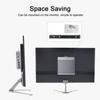 K660S Windows and Linux System Mini PC, Intel Celeron Processor N2840 Quad-Core 1.83- 2.25GHz, 8GB RAM + 128GB SSD, EU Plug