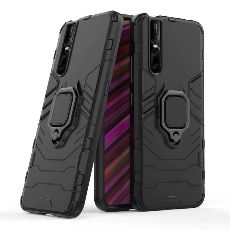 PC + TPU Shockproof Protective Case for Vivo V15 Pro, with Magnetic Ring Holder