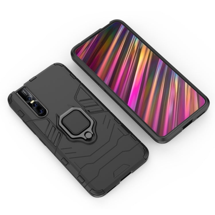 PC + TPU Shockproof Protective Case for Vivo V15 Pro, with Magnetic Ring Holder