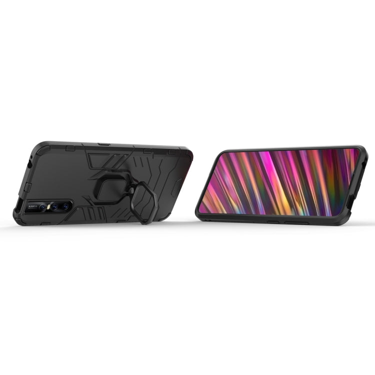 PC + TPU Shockproof Protective Case for Vivo V15 Pro, with Magnetic Ring Holder