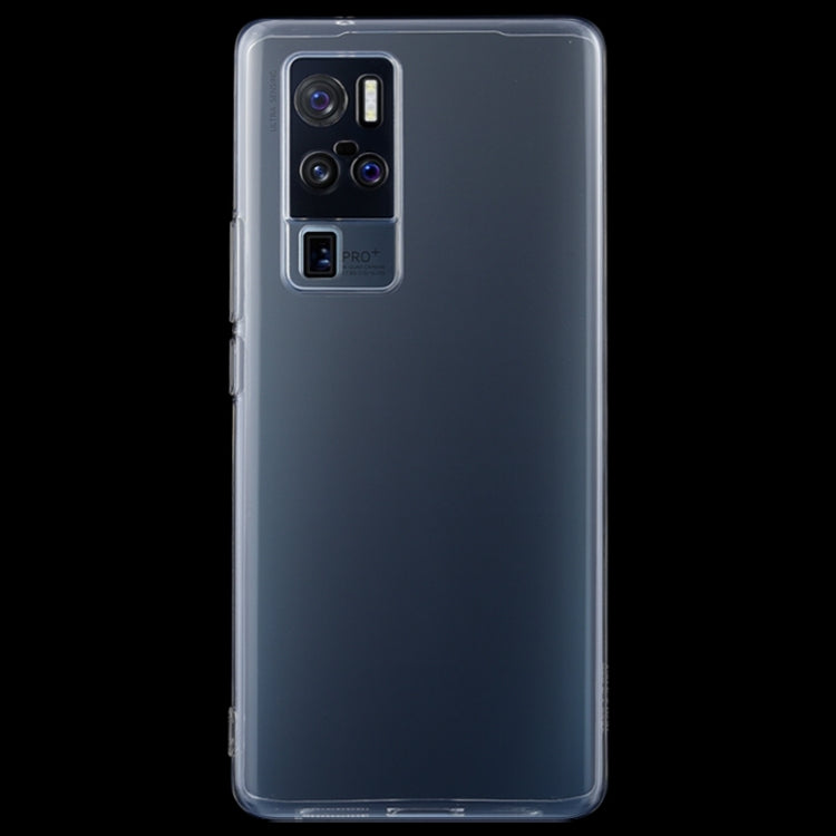 0.75mm Ultra-thin Transparent TPU Soft Protective Case, For Vivo X50 Pro+