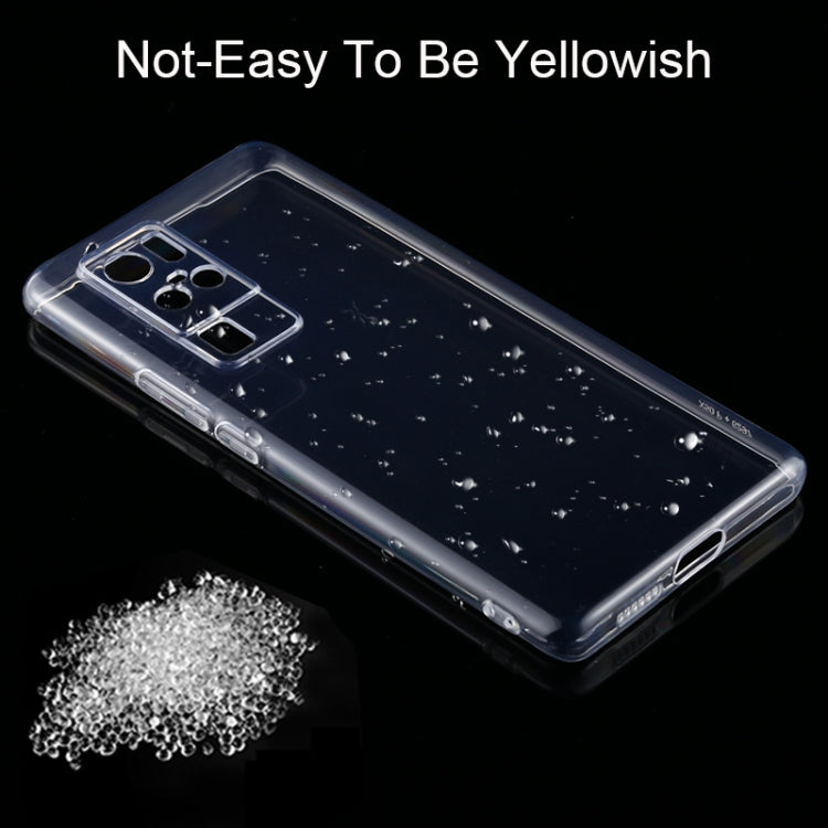 0.75mm Ultra-thin Transparent TPU Soft Protective Case, For Vivo X50 Pro+