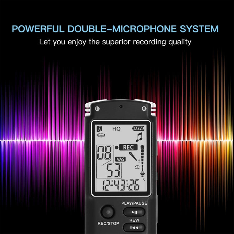 VM113 Portable Audio Voice Recorder, 8GB, Support Music Playback / LINE-IN & Telephone Recording