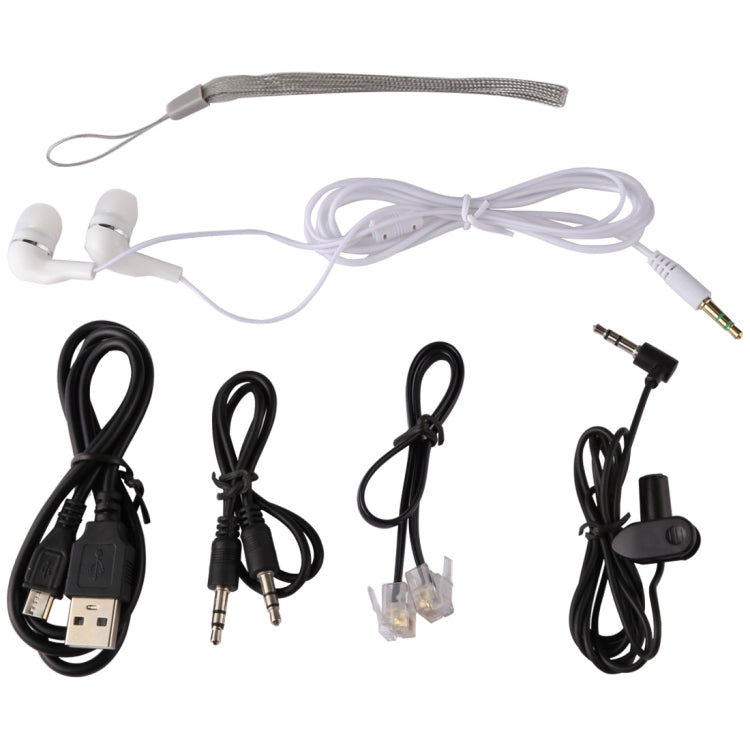 VM181 Portable Audio Voice Recorder, 8GB, Support Music Playback / TF Card / LINE-IN & Telephone Recording