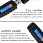 SK001 Rechargeable U-Disk Portable USB Voice Recorder, No Memory, No Memory — view 8