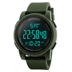 SKMEI 1257 Men Fashionable Outdoor 50m Waterproof Digital Watch Sports Wrist Watch
