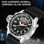 SANDA 3008 Multifunctional Men Outdoor Sports Noctilucent 50m Waterproof Digital Wrist Watch — view 8