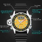 SANDA 3008 Multifunctional Men Outdoor Sports Noctilucent 50m Waterproof Digital Wrist Watch — view 11