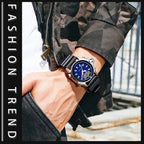 SANDA 3008 Multifunctional Men Outdoor Sports Noctilucent 50m Waterproof Digital Wrist Watch — view 14