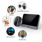 R9 4.3 inch WiFi Smart Video Visual Electronic Peephole Doorbell