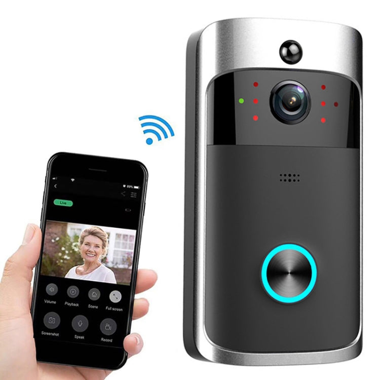 M3 720P Smart WIFI Ultra Low Power Video Visual Doorbell, Support Mobile Phone Remote Monitoring & Night Vision