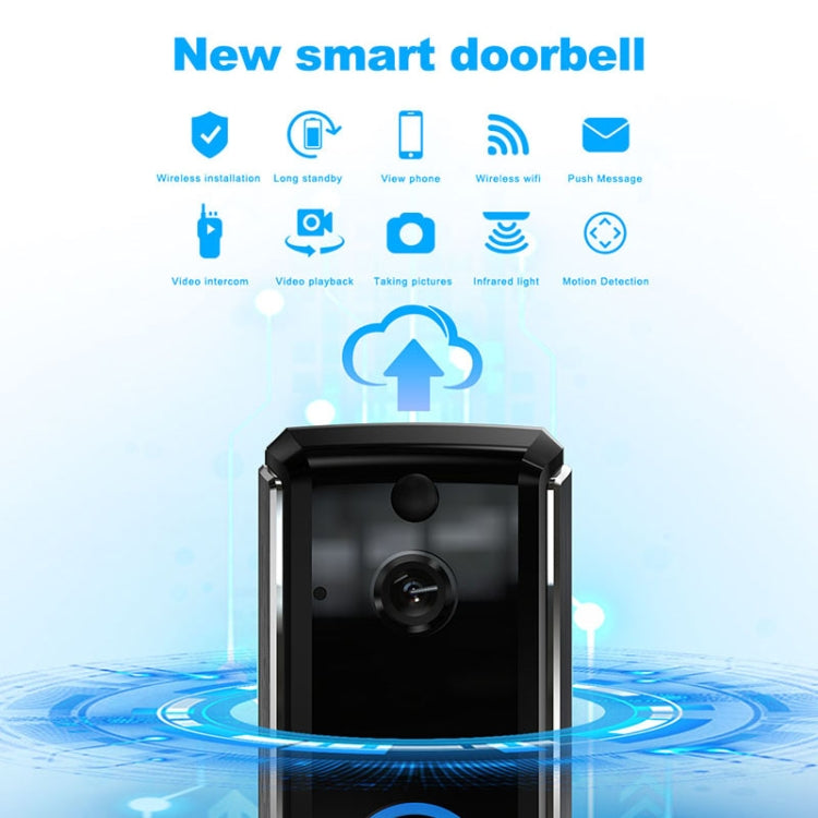 M101 WiFi Intelligent Video Doorbell, Support Infrared Night Vision / Motion Detection / Two-way Intercom / 32GB SD Card