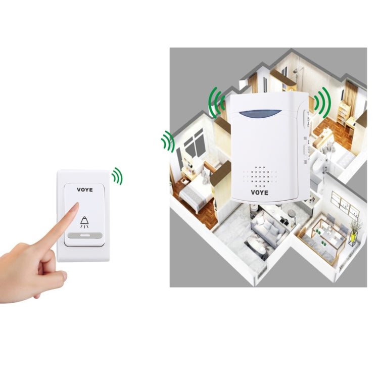 VOYE V006B Home Music Remote Control Wireless Doorbell with 38 Polyphony Sounds — view 8