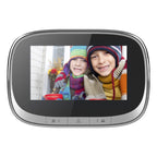 SF550 4.3 inch Screen 1.0MP Security Digital Door Viewer with 12 Polyphonic Music, Support PIR Motion Detection & Infrared Night Vision & 145 Degrees Wide Angle & TF Card — Black