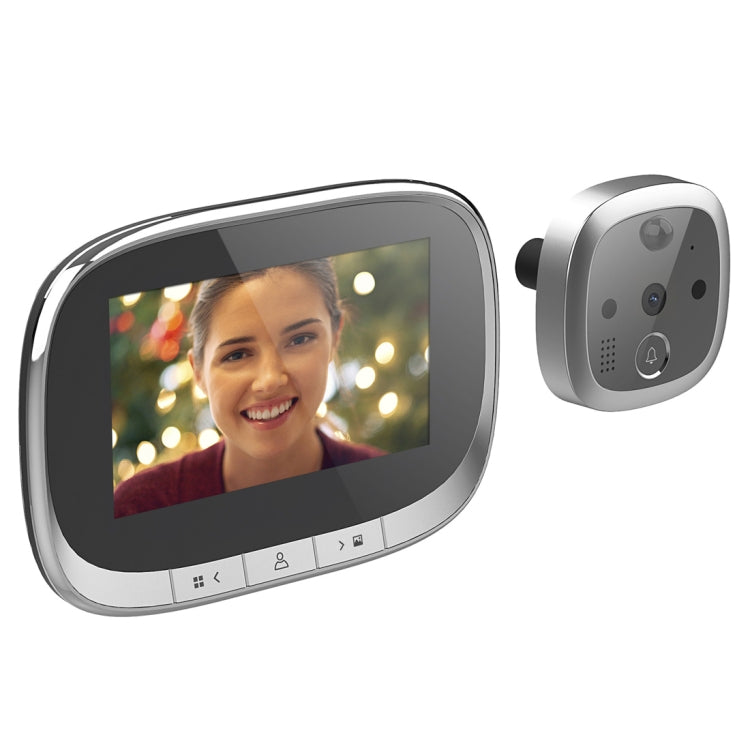 SF550 4.3 inch Screen 1.0MP Security Digital Door Viewer with 12 Polyphonic Music, Support PIR Motion Detection & Infrared Night Vision & 145 Degrees Wide Angle & TF Card — view 4