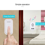 VOYE V025F Home Music Remote Control Wireless Doorbell with 38 Polyphony Sounds, US Plug — view 9