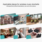 VOYE V025A Home Music Remote Control Wireless Doorbell with 38 Polyphony Sounds, US Plug
