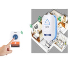 VOYE V025A Home Music Remote Control Wireless Doorbell with 38 Polyphony Sounds, US Plug