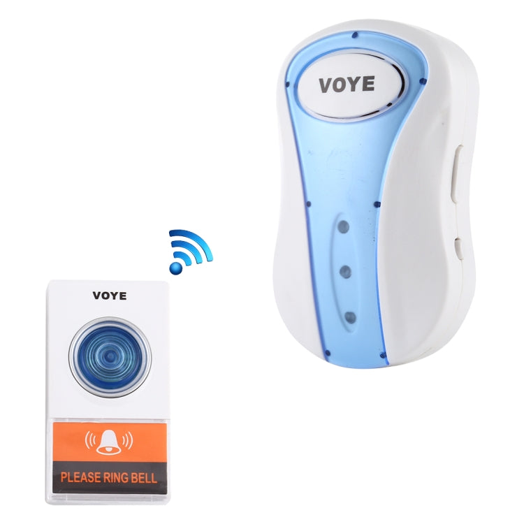 VOYE V008A Home Music Remote Control Wireless Doorbell with 38 Polyphony Sounds, US Plug
