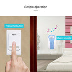 VOYE V008B Home Music Remote Control Wireless Doorbell with 38 Polyphony Sounds, US Plug — view 9
