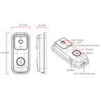 Anytek B60 720P Smart WiFi Video Visual Doorbell, Support APP Remote & PIR Detection & TF Card — view 7