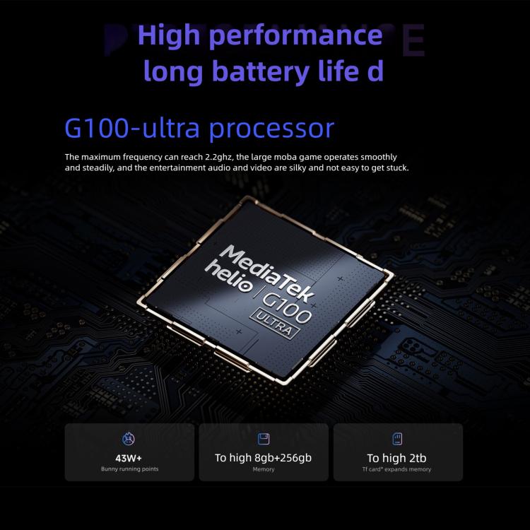 REDMI Pad 2 11 inch Tablet PC, HyperOS 2, MediaTek G100-Ultra Octa Core CPU, 8GB+128GB