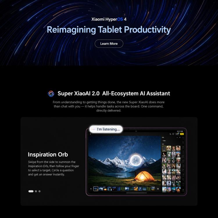 Xiaomi Pad 9 Pro Max 13.3 inch Soft Light Screen, HyperOS 4, XRING O3 AI Deca Core CPU
