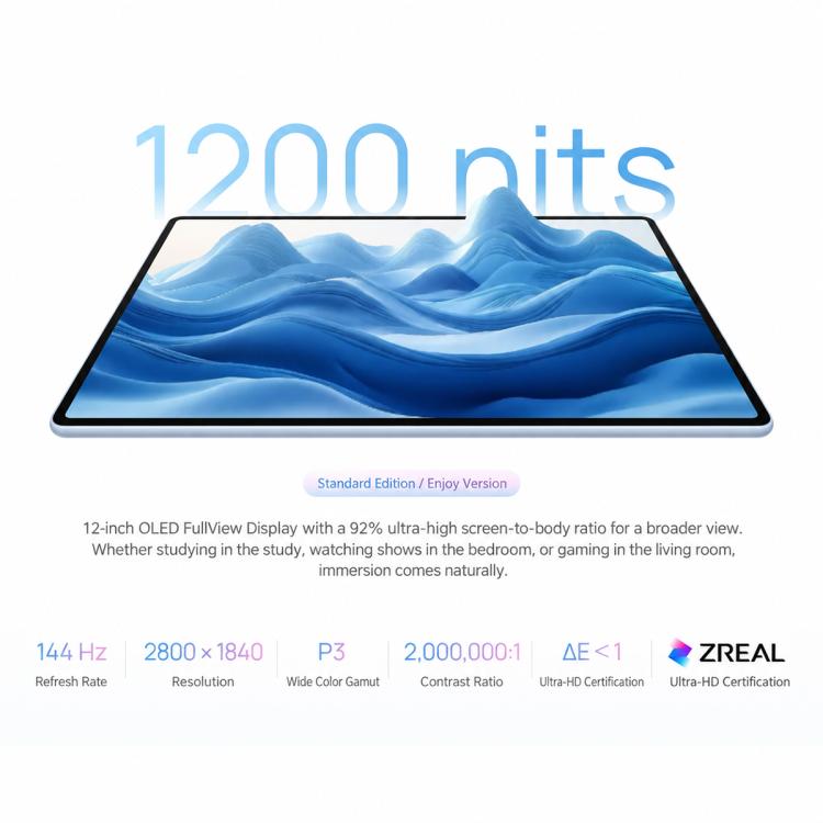 HUAWEI MatePad Air 12 inch 2026 Enjoy Edition, 12GB+512GB, HarmonyOS 6.1 Hisilicon Kirin T93C, Not Support Google Play