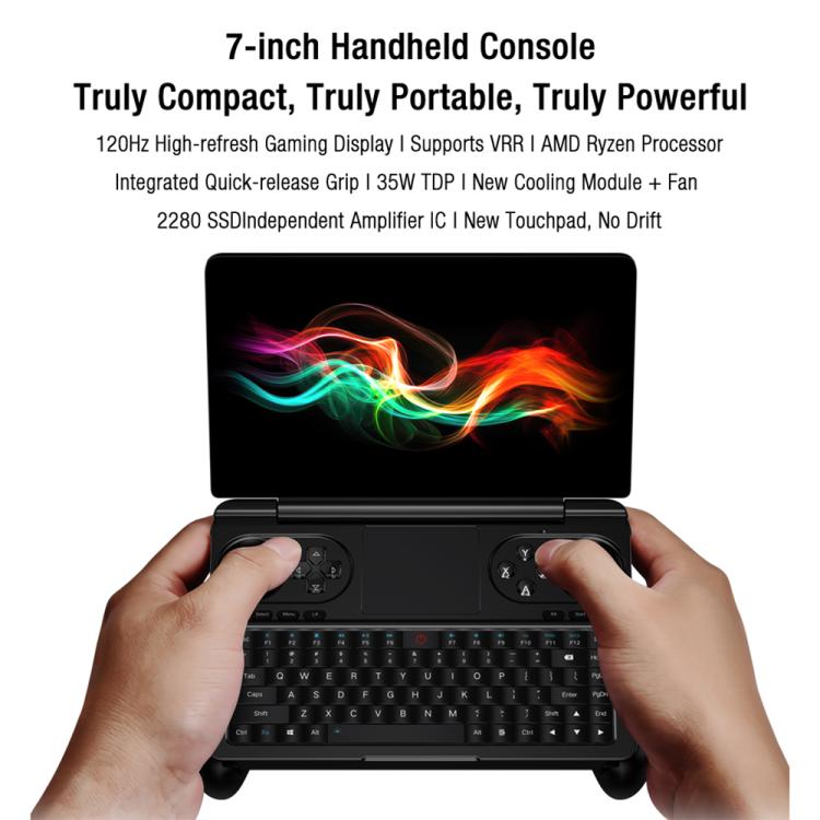 GPD WIN Mini 2025 Handheld Gaming PC, 16GB+1TB, 7 inch Windows 11 Home AMD Ryzen 7 8840U, EU Plug