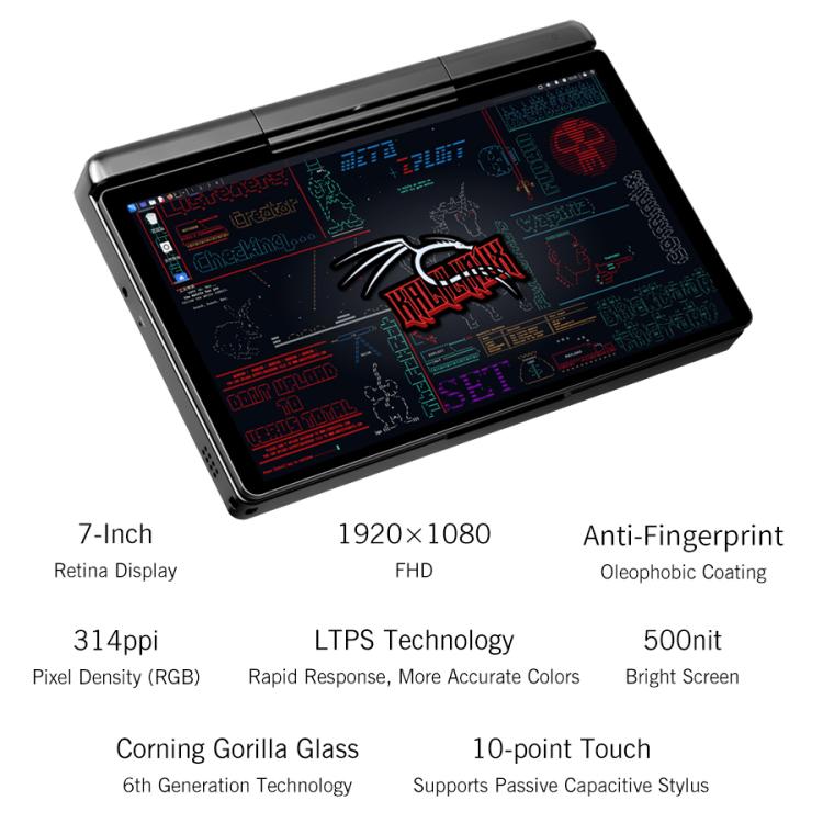 GPD MicroPC 2 Handheld Gaming PC, 16GB+512GB, 7 inch Windows 11 Pro Intel Processor N250, US Plug — view 15