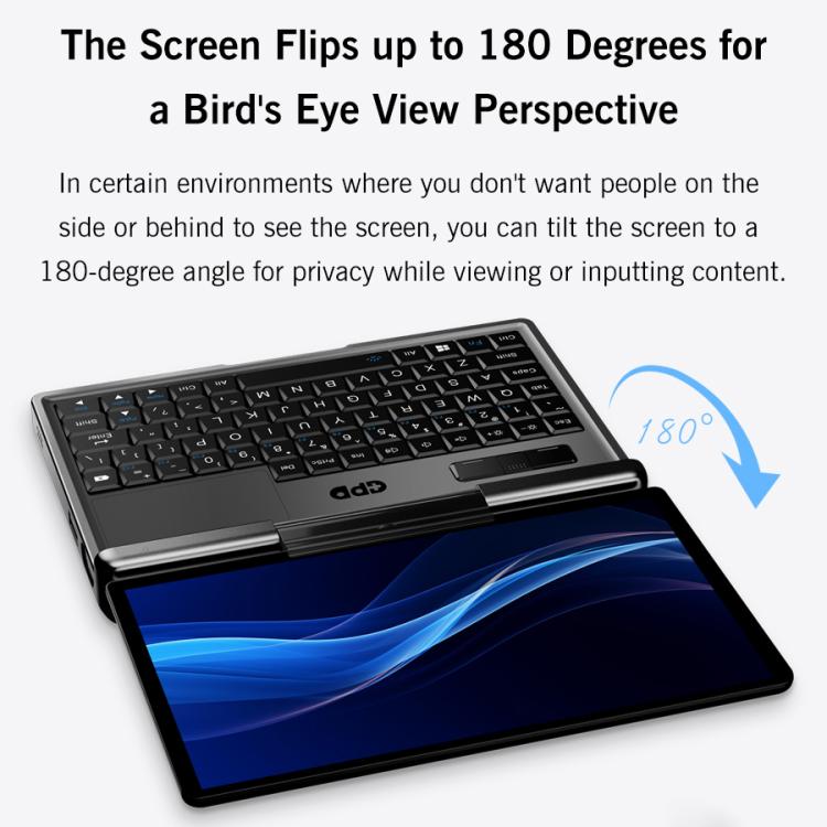 GPD MicroPC 2 Handheld Gaming PC, 16GB+512GB, 7 inch Windows 11 Pro Intel Processor N250, US Plug — view 16