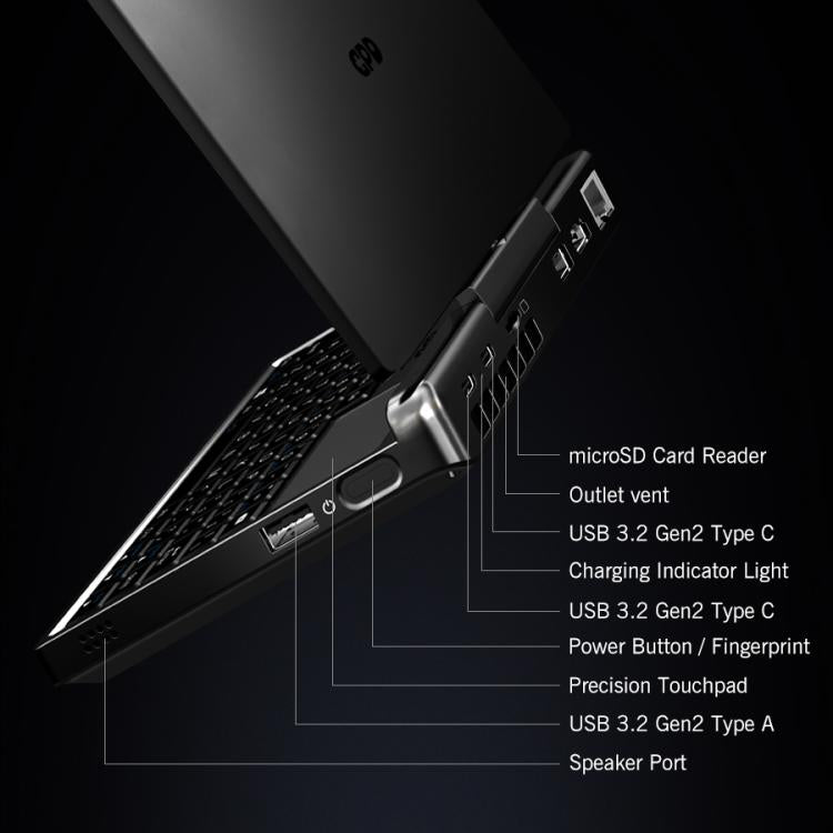 GPD MicroPC 2 Handheld Gaming PC, 16GB+512GB, 7 inch Windows 11 Pro Intel Processor N250, US Plug — view 11